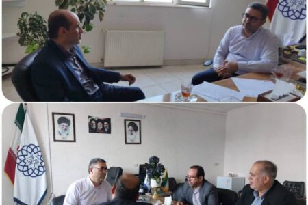 نشست صمیمی مدیرکل پست اردبیل با رئیس سازمان فناوری اطلاعات و ارتباطات شهرداری اردبیل
