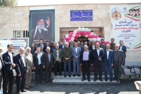 افتتاح مدرسه ۶ کلاسه «شهید فاضل سعادت‌منش» در اردبیل